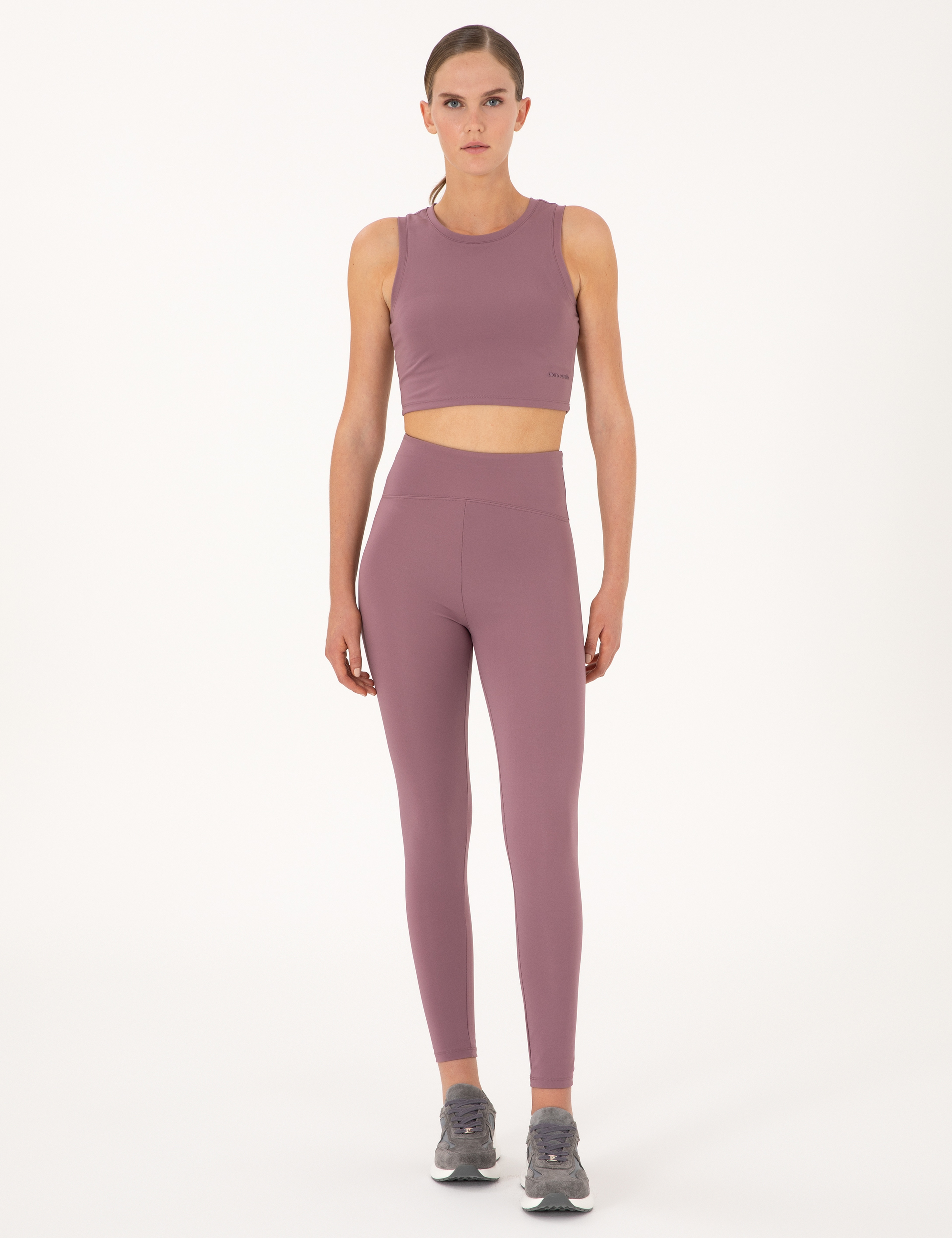 Mürdüm Crop Top Bustiyer