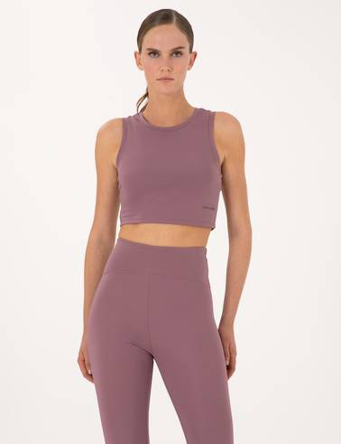 Mürdüm Crop Top Bustiyer