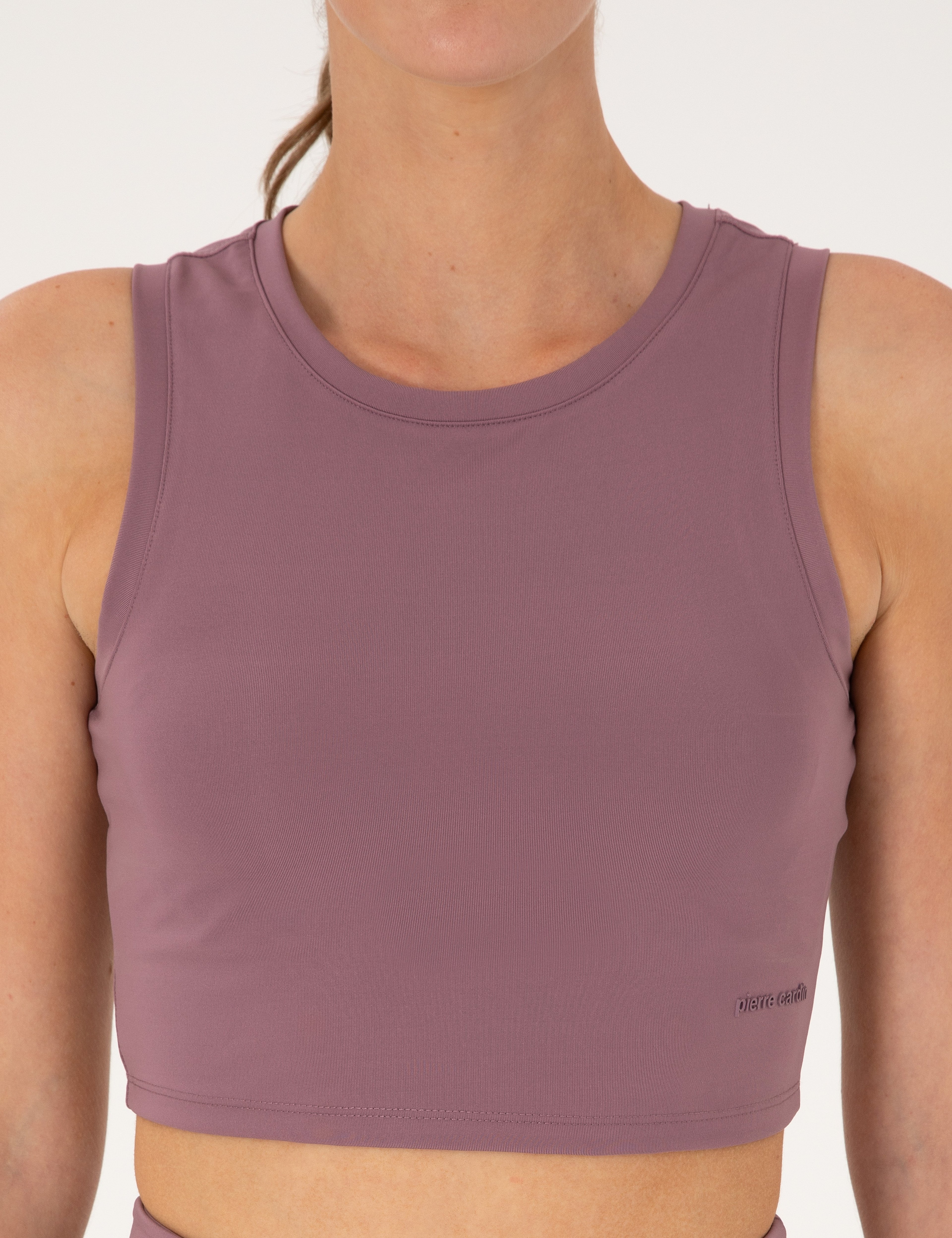 Mürdüm Crop Top Bustiyer