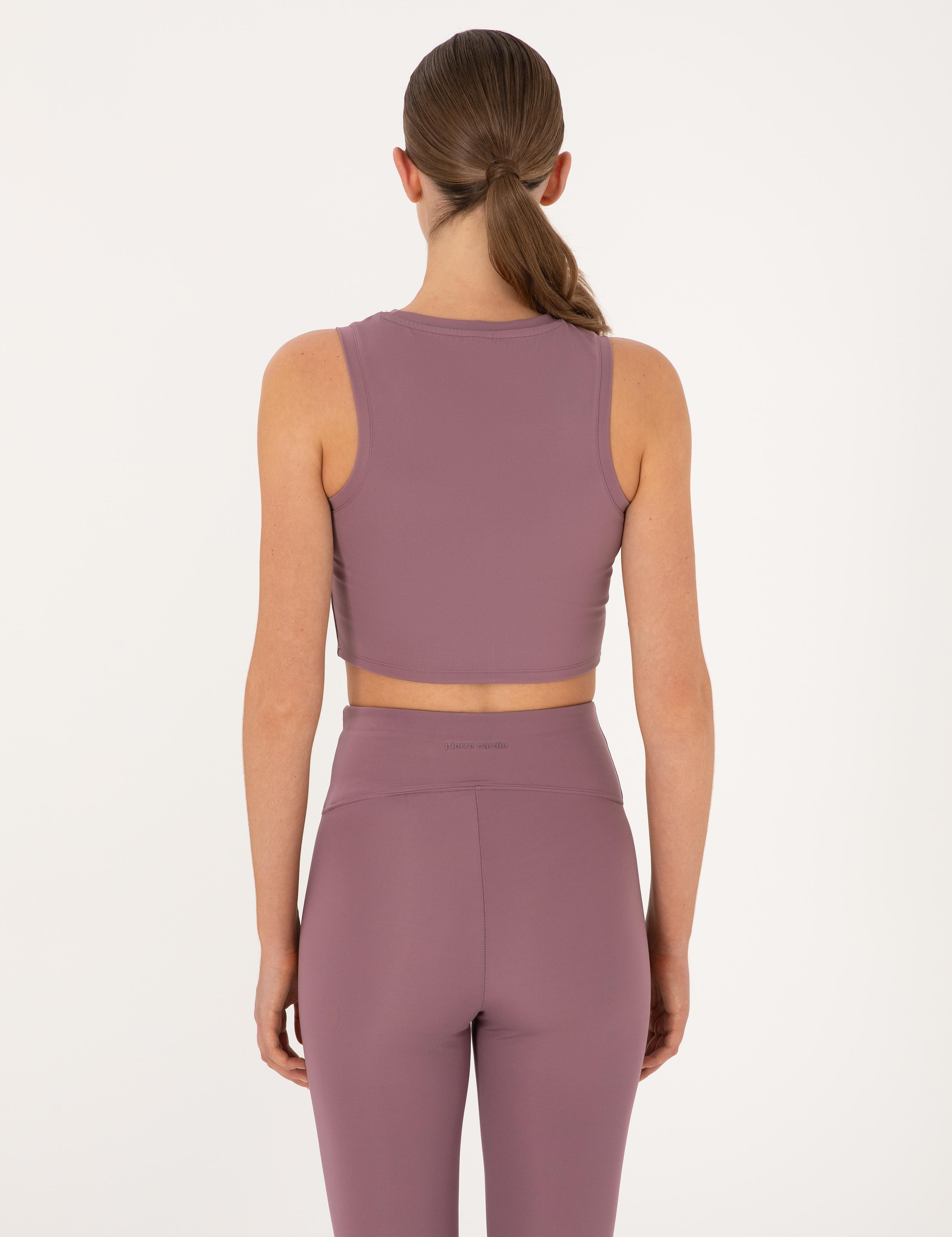Mürdüm Crop Top Bustiyer