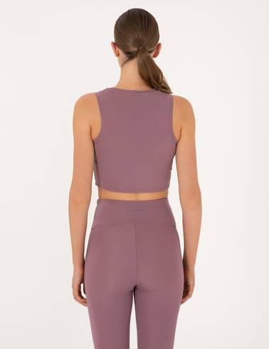 Mürdüm Crop Top Bustiyer