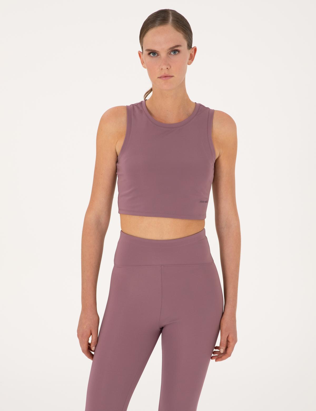 Mürdüm Crop Top Bustiyer