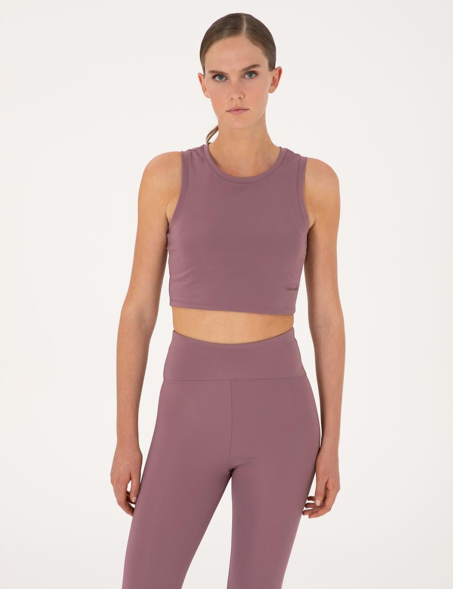 Mürdüm Crop Top Bustiyer