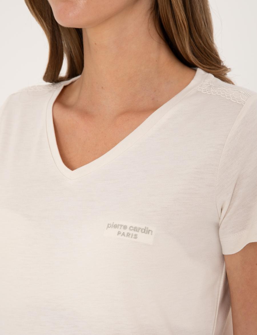 Krem Pijama Takımı