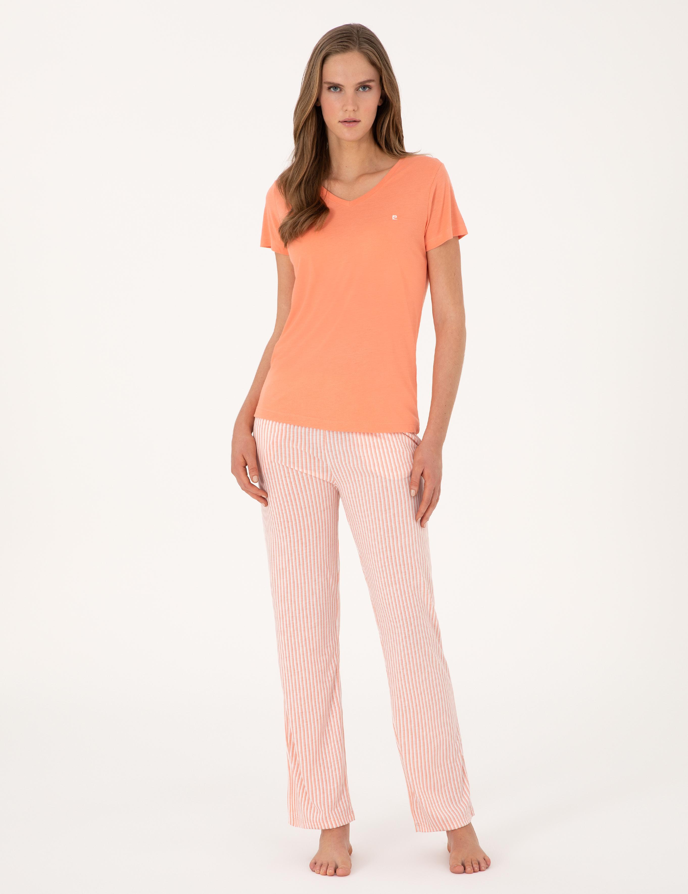 Somon Kısakollu Pijama Takımı