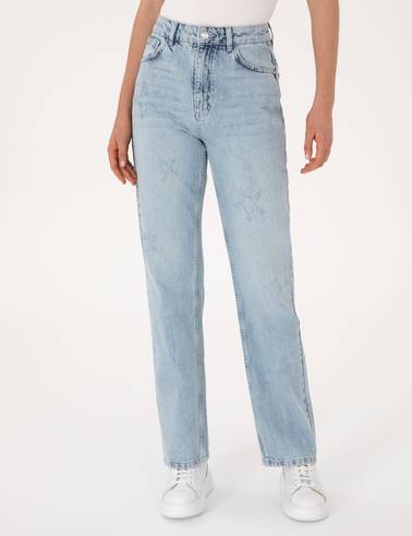 Açık Mavi Straight Fit Jean Pantolon