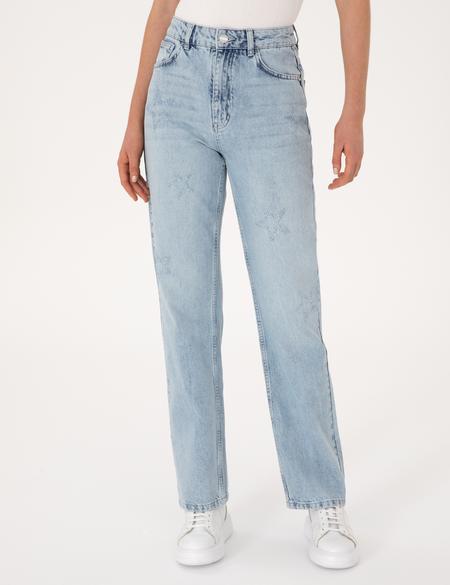 Açık Mavi Straight Fit Jean Pantolon - 50308401004
