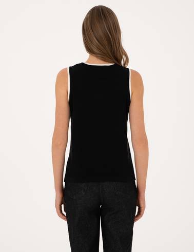 Siyah Slim Fit Kazak