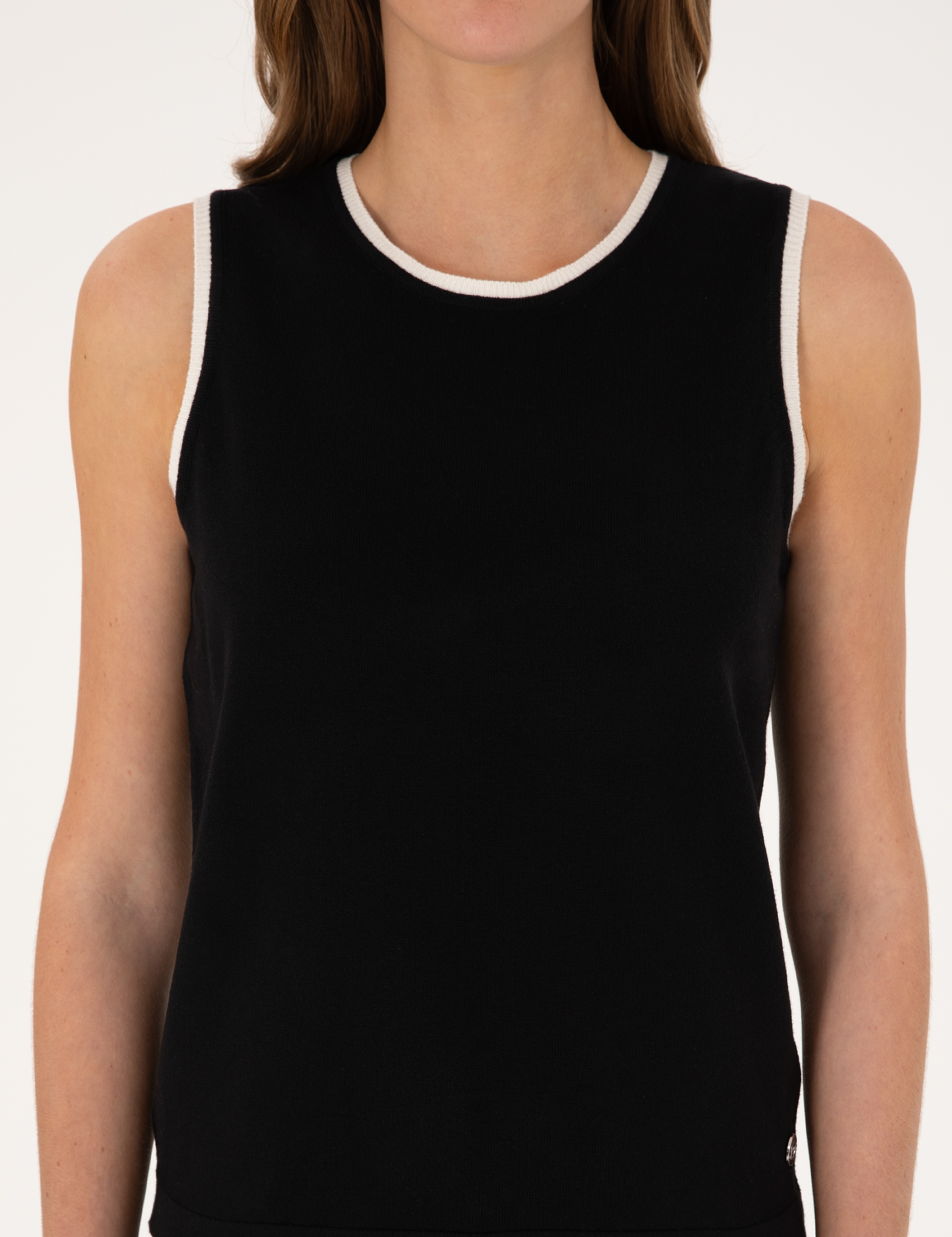 Siyah Slim Fit Kazak - Image 6