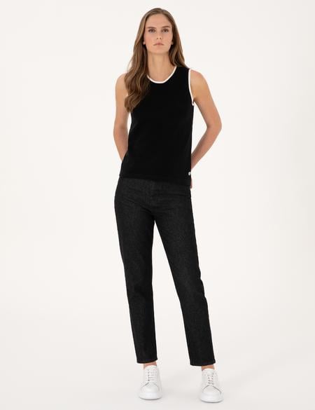 Siyah Slim Fit Kazak - 50311001007