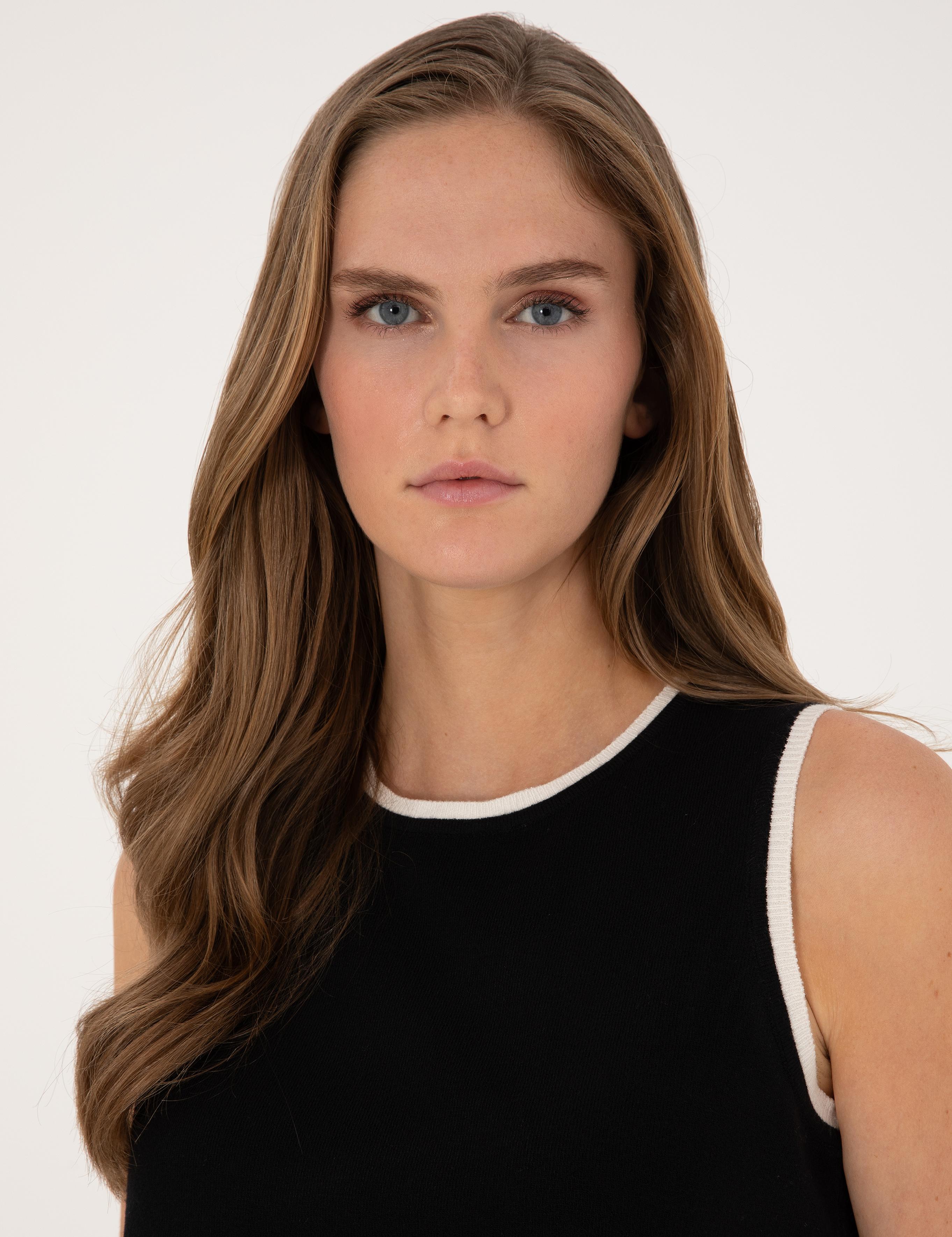 Siyah Slim Fit Kazak