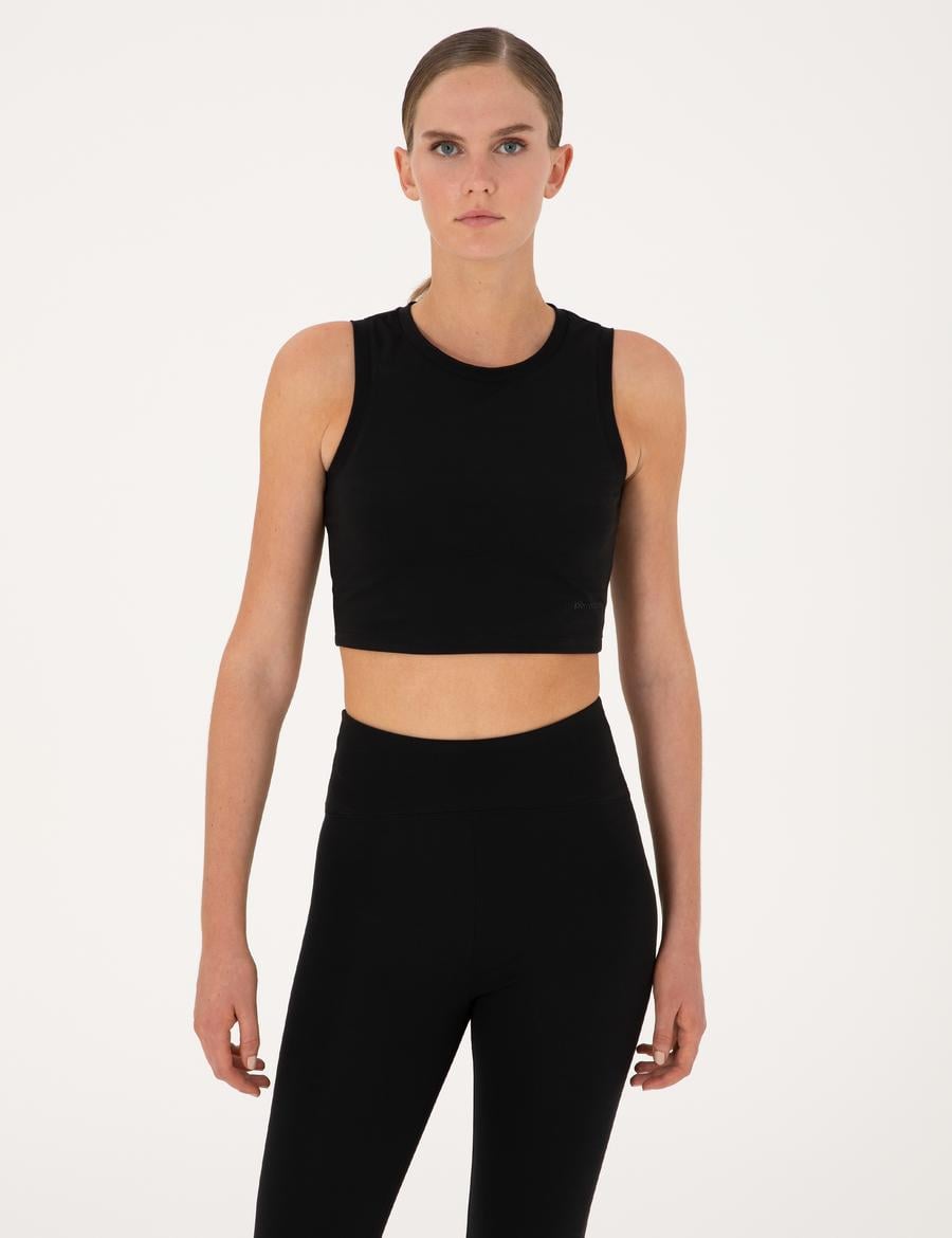 Siyah Crop Top Bustiyer