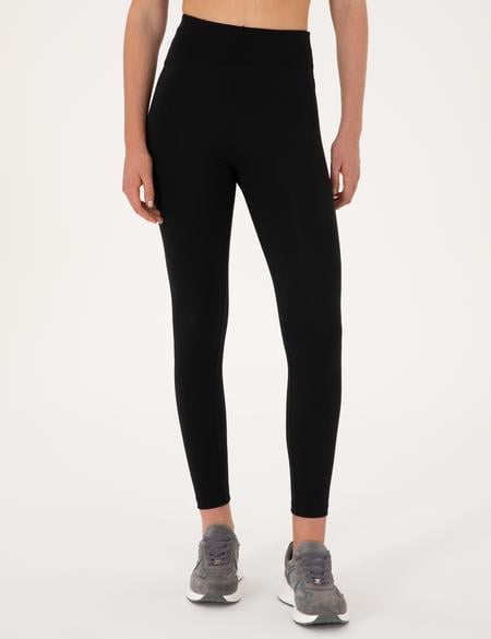 Siyah Yüksek Bel Tayt - 50314949018