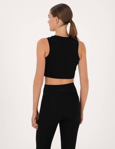 Siyah Crop Top Bustiyer
