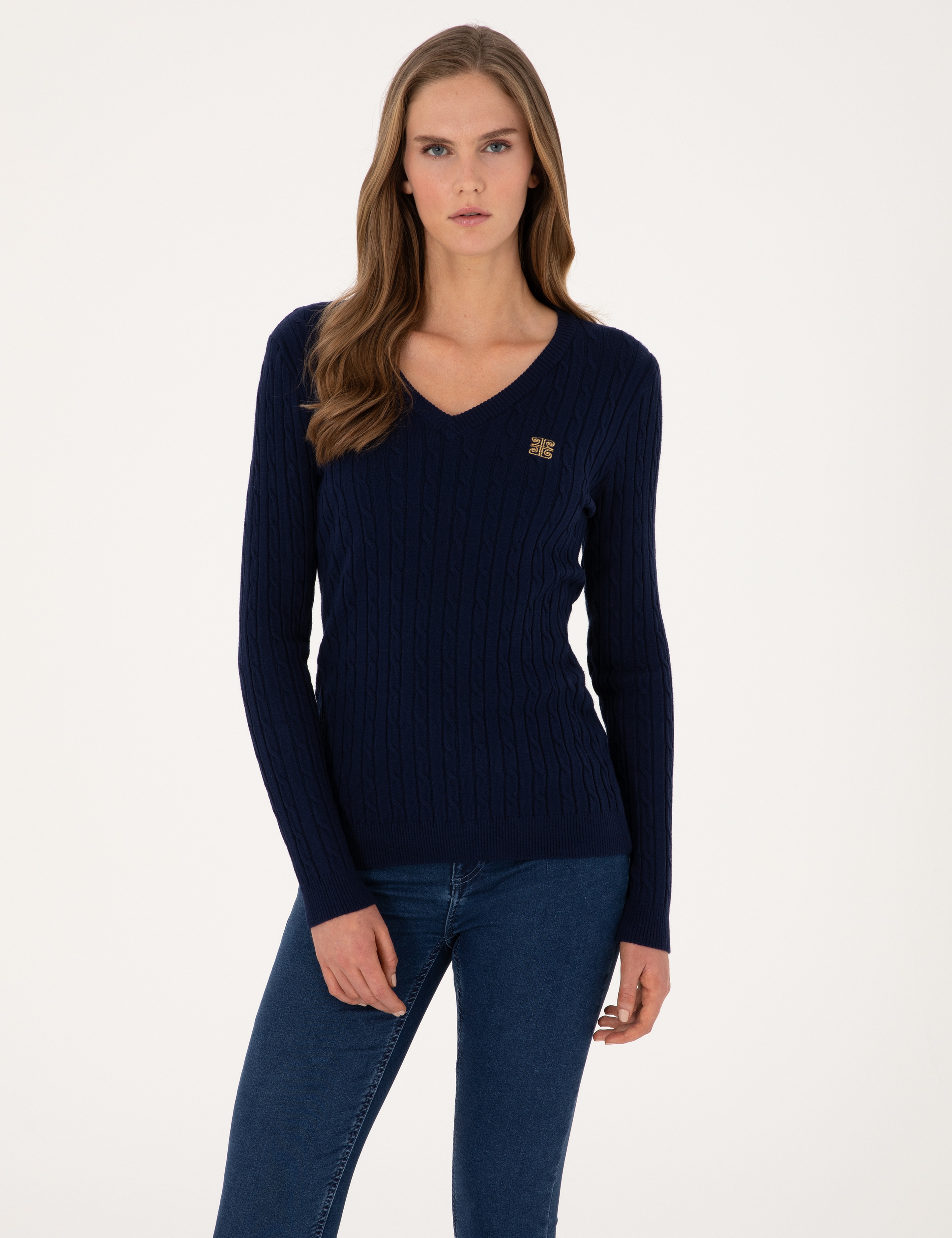 Lacivert Extra Slim Fit Basic Kazak