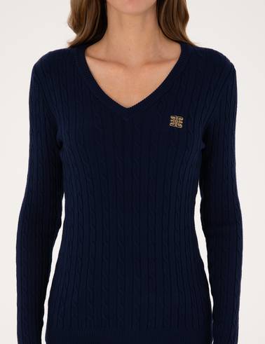 Lacivert Extra Slim Fit Basic Kazak