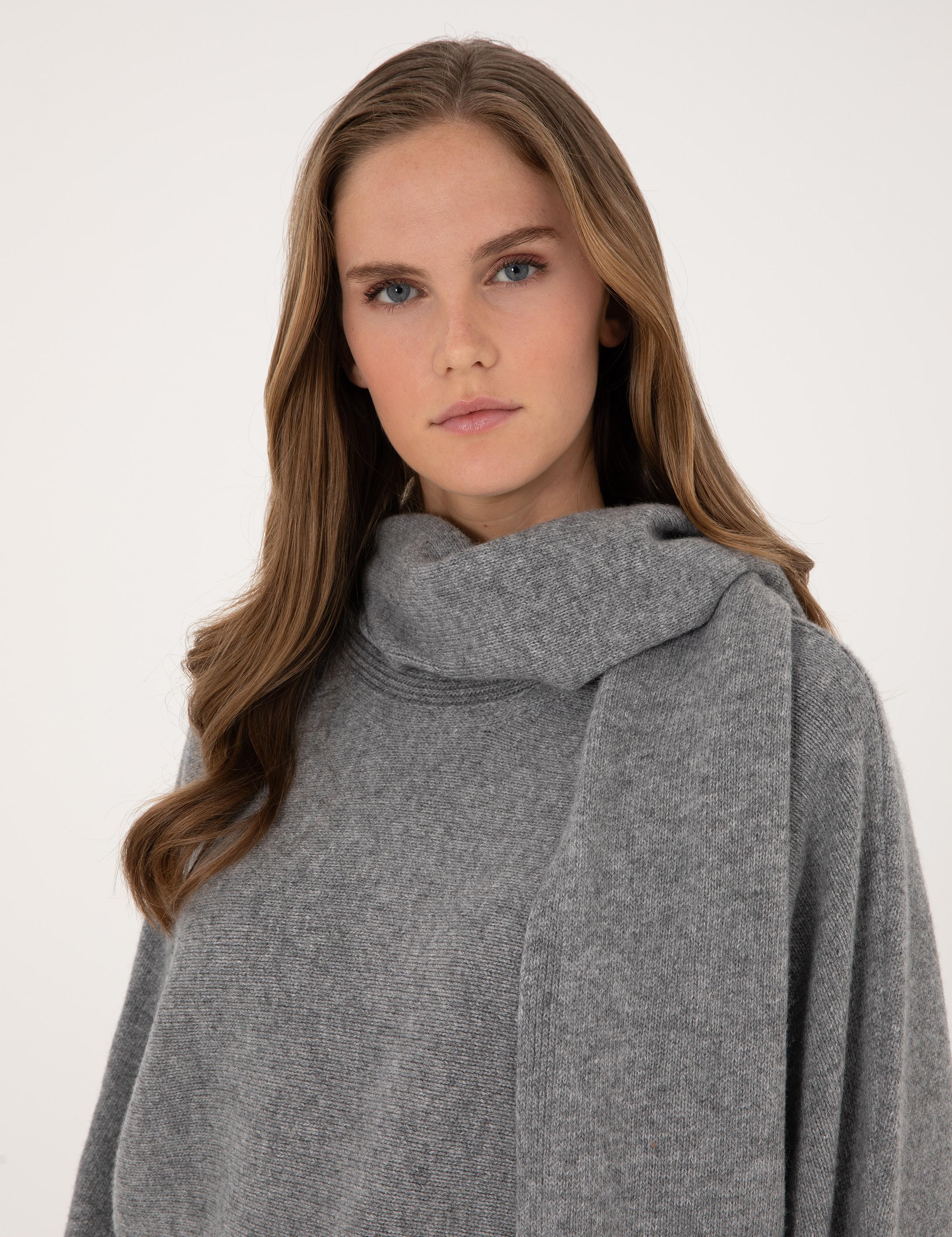 Gri Melanj Oversize Kazak