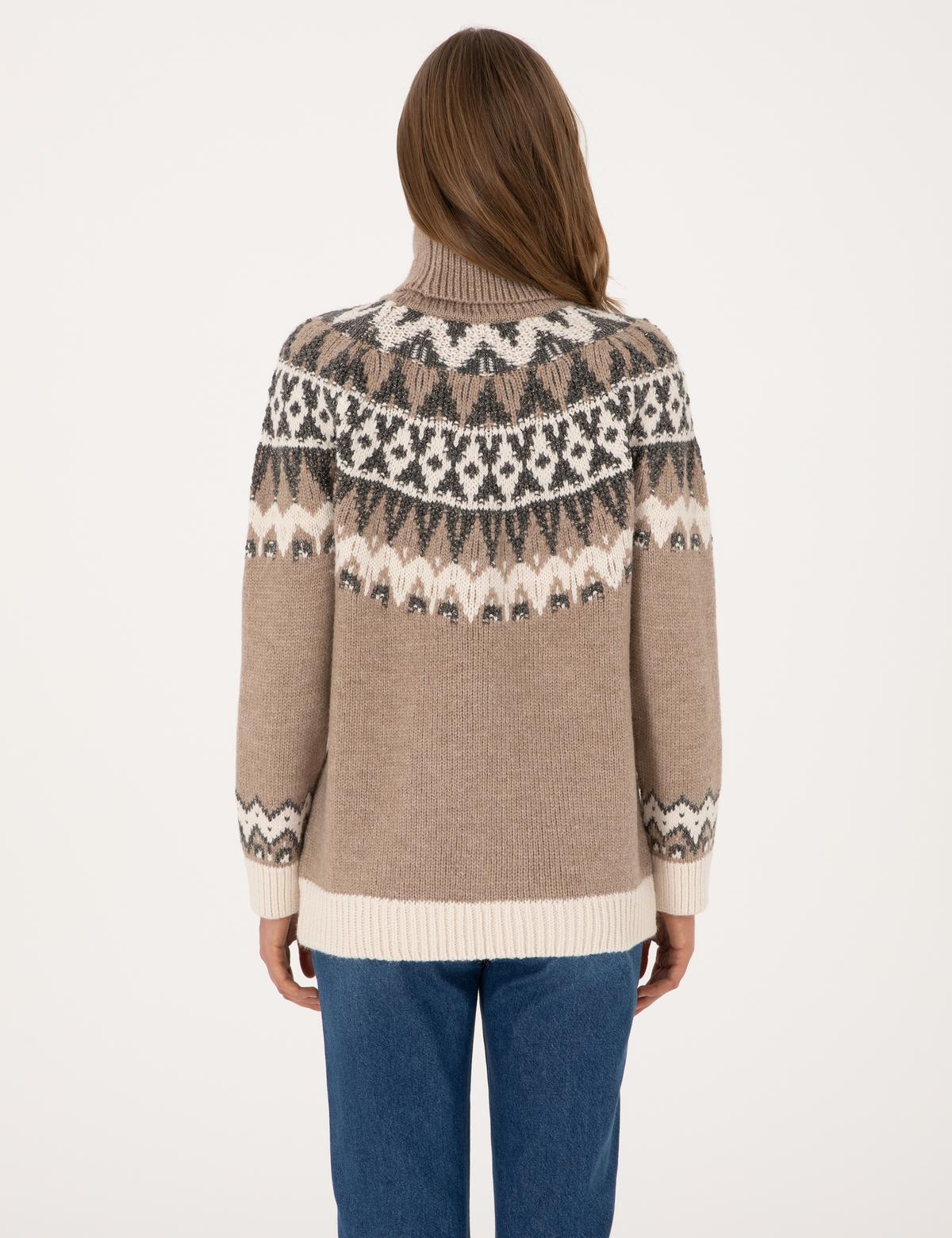 Vizon Regular Fit Balıkçı Yaka Kazak - 50315942004