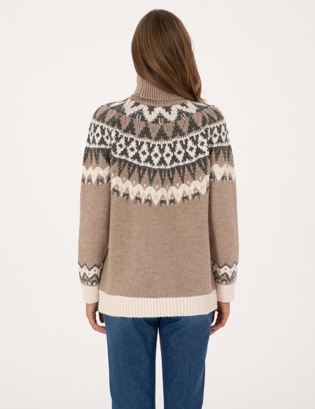 Vizon Regular Fit Balıkçı Yaka Kazak - 50315942004