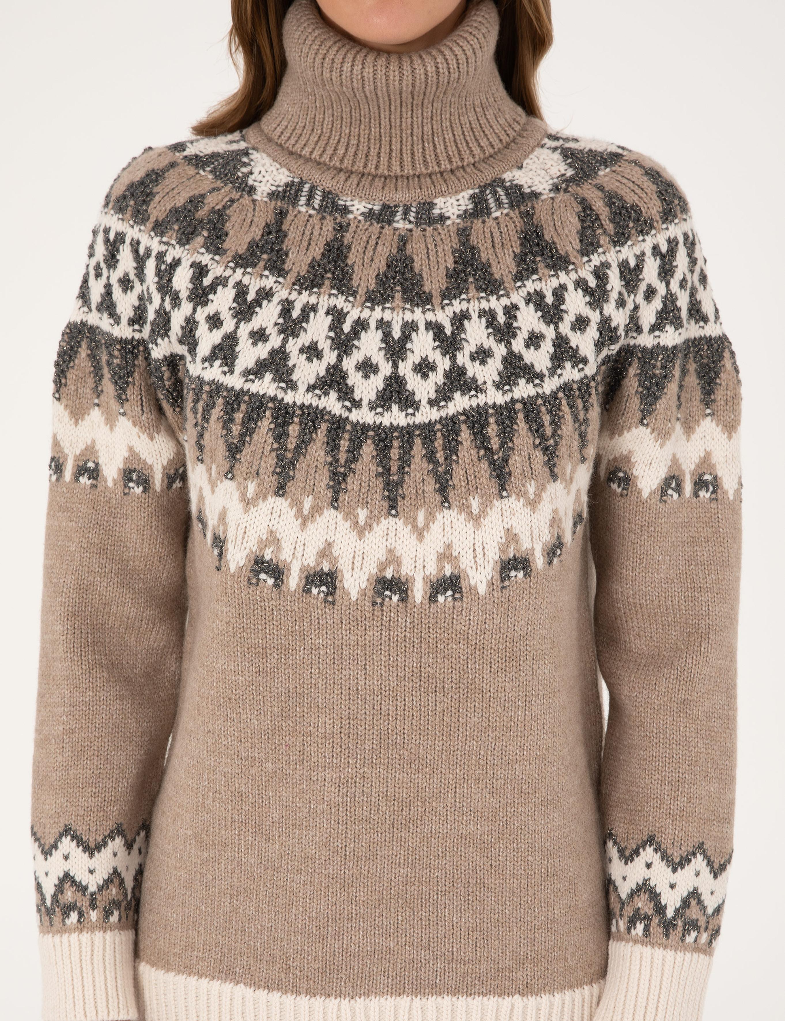 Vizon Regular Fit Balıkçı Yaka Kazak