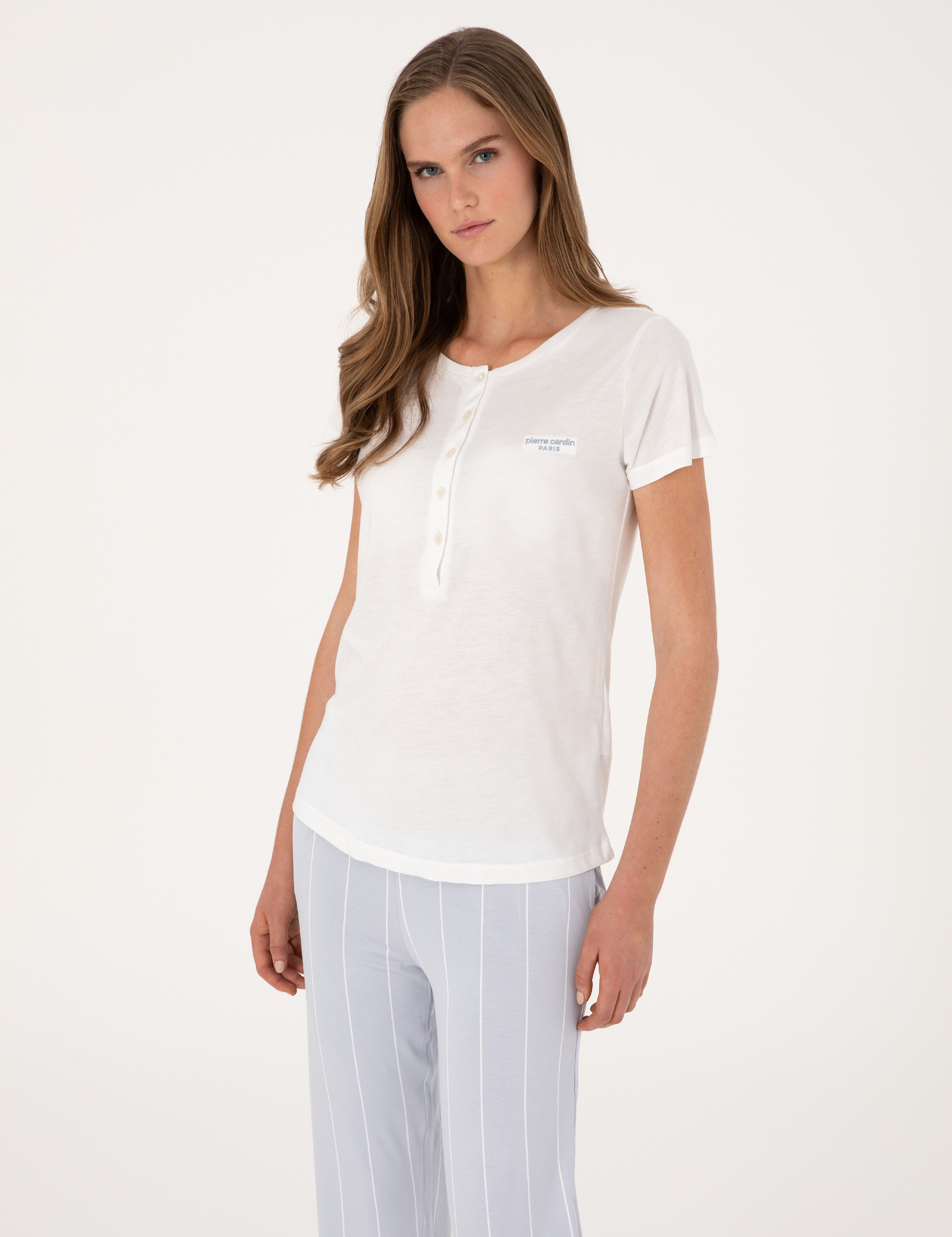 Beyaz Lohusa Pijama Takımı - Image 3