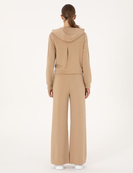 Bej Flare Fit Modal Karışımlı Eşofman Altı - 50314962005