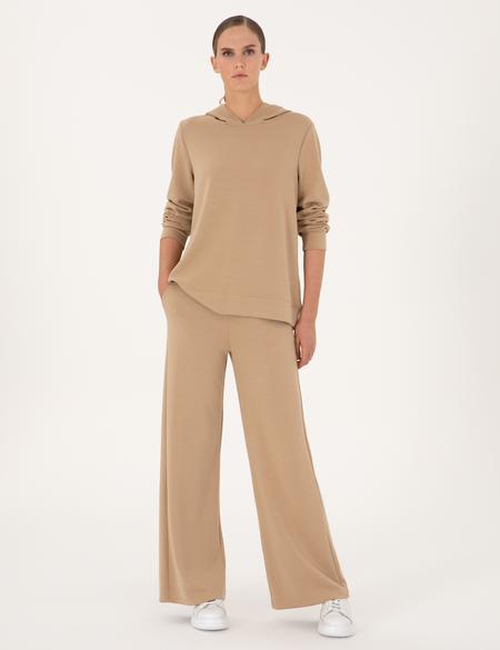 Bej Flare Fit Modal Karışımlı Eşofman Altı - 50314962005