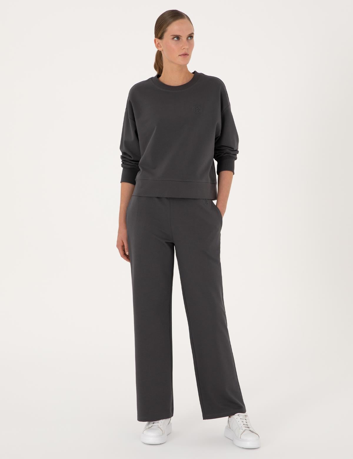 Antrasit Loose Fit Eşofman Altı