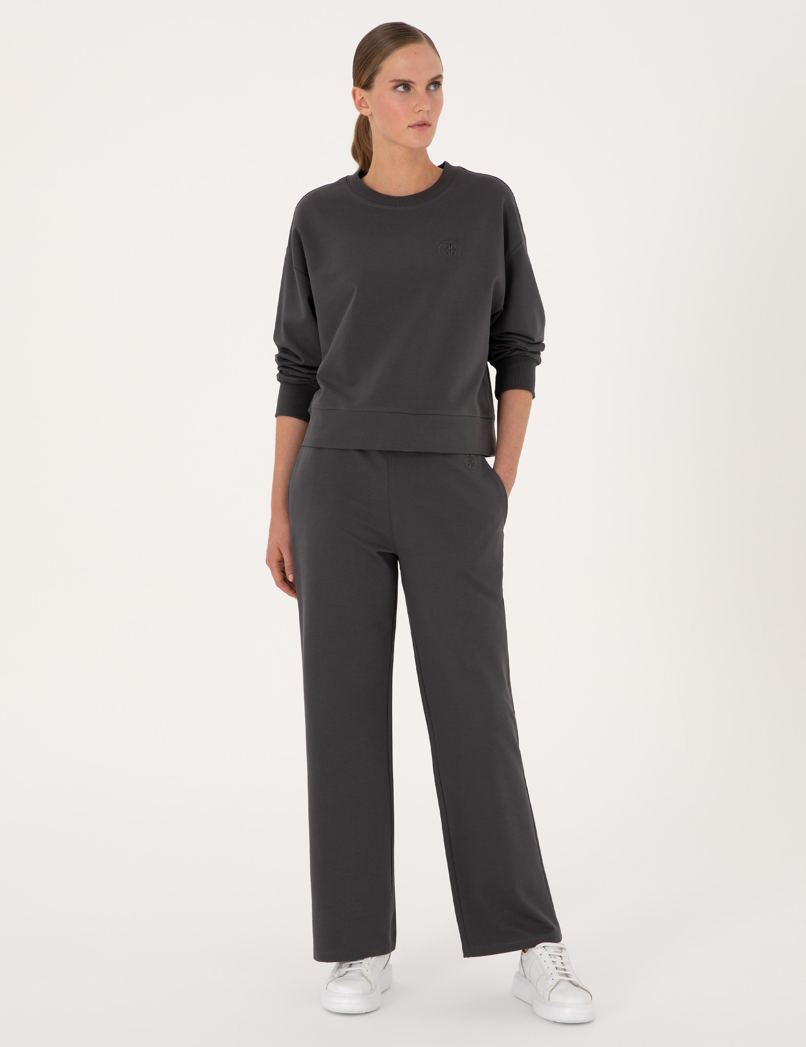 Antrasit Loose Fit Eşofman Altı