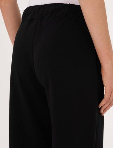 Siyah Loose Fit Eşofman Altı