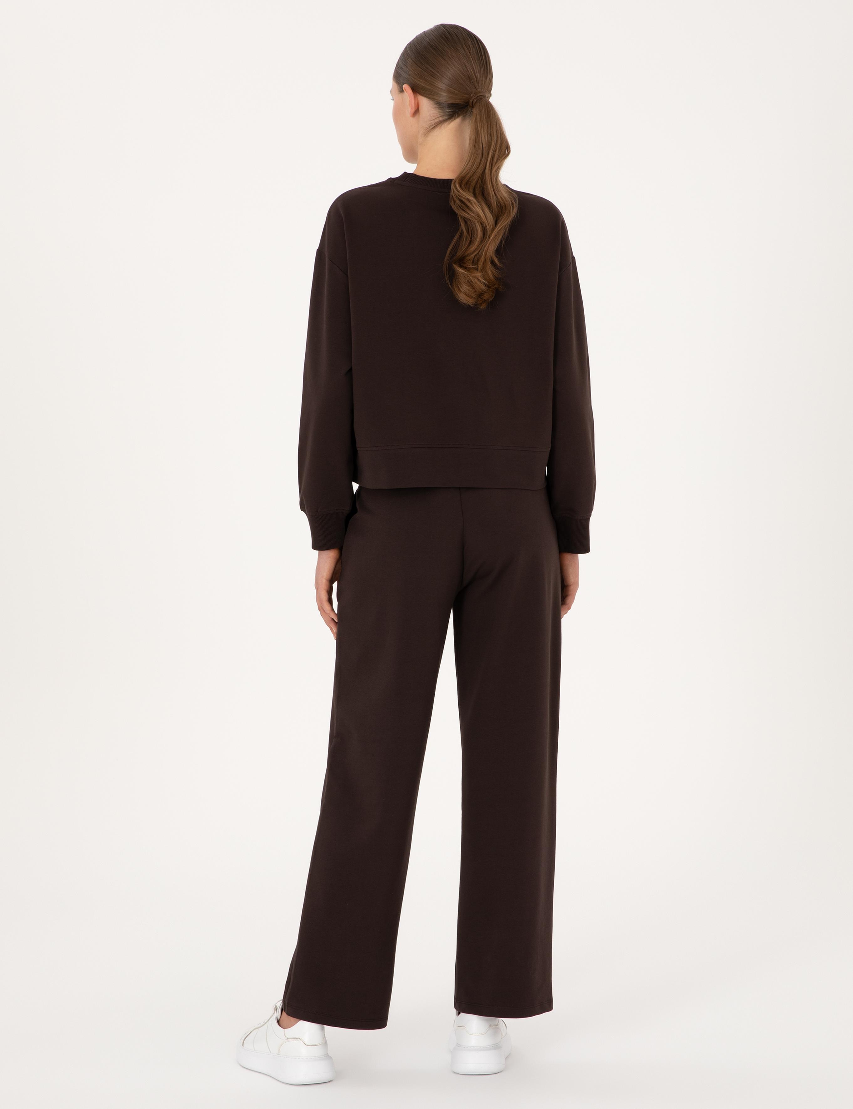 Kahverengi Loose Fit Eşofman Altı