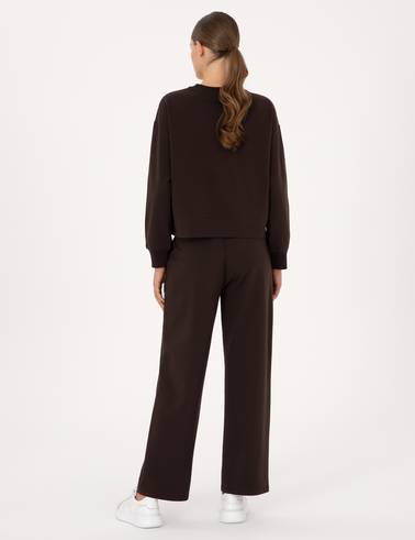 Kahverengi Loose Fit Eşofman Altı