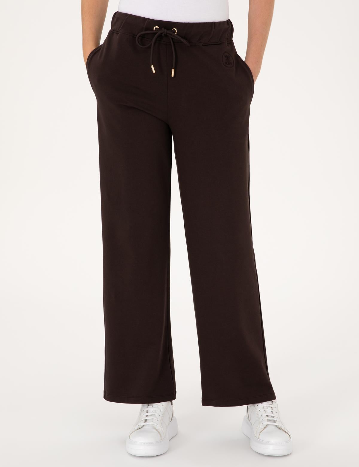 Kahverengi Loose Fit Eşofman Altı - 50314964022