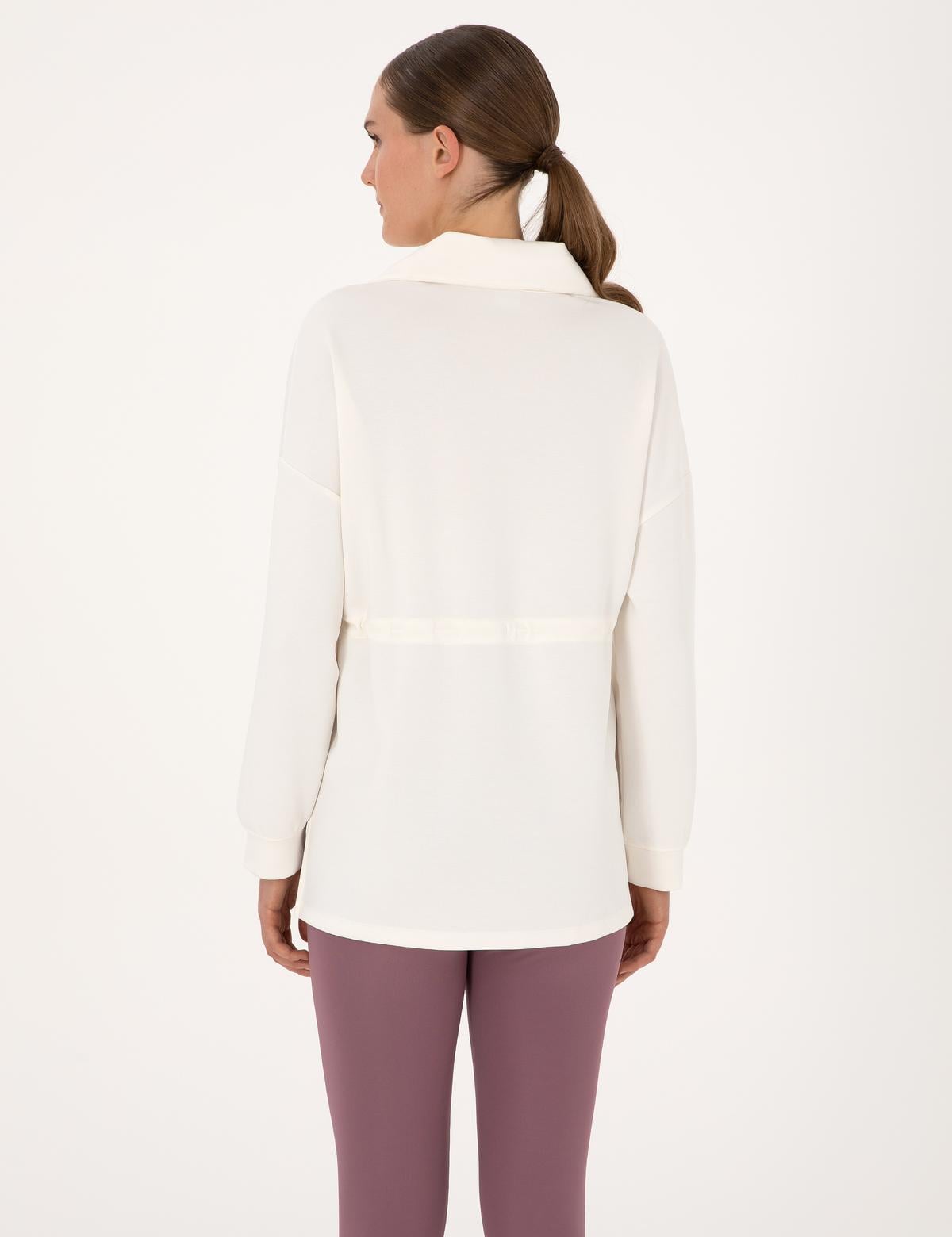 Ekru Oversize Sweatshirt - 50309101013