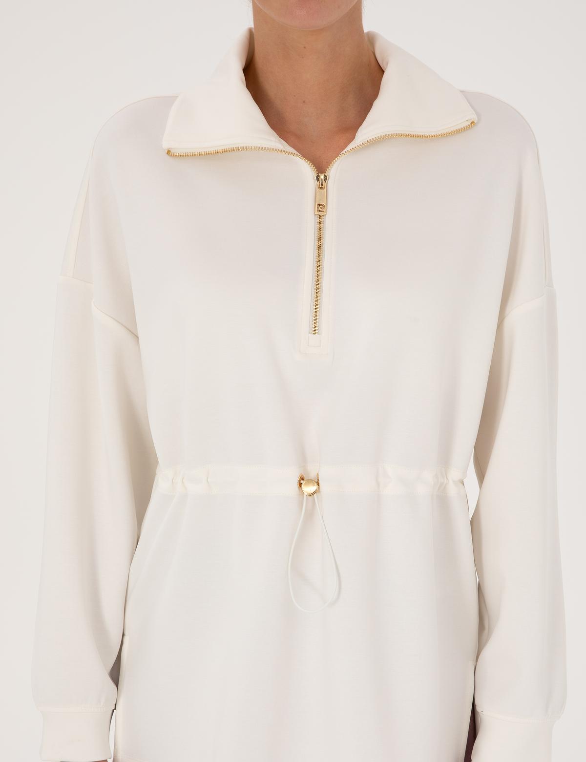 Ekru Oversize Sweatshirt - 50309101013