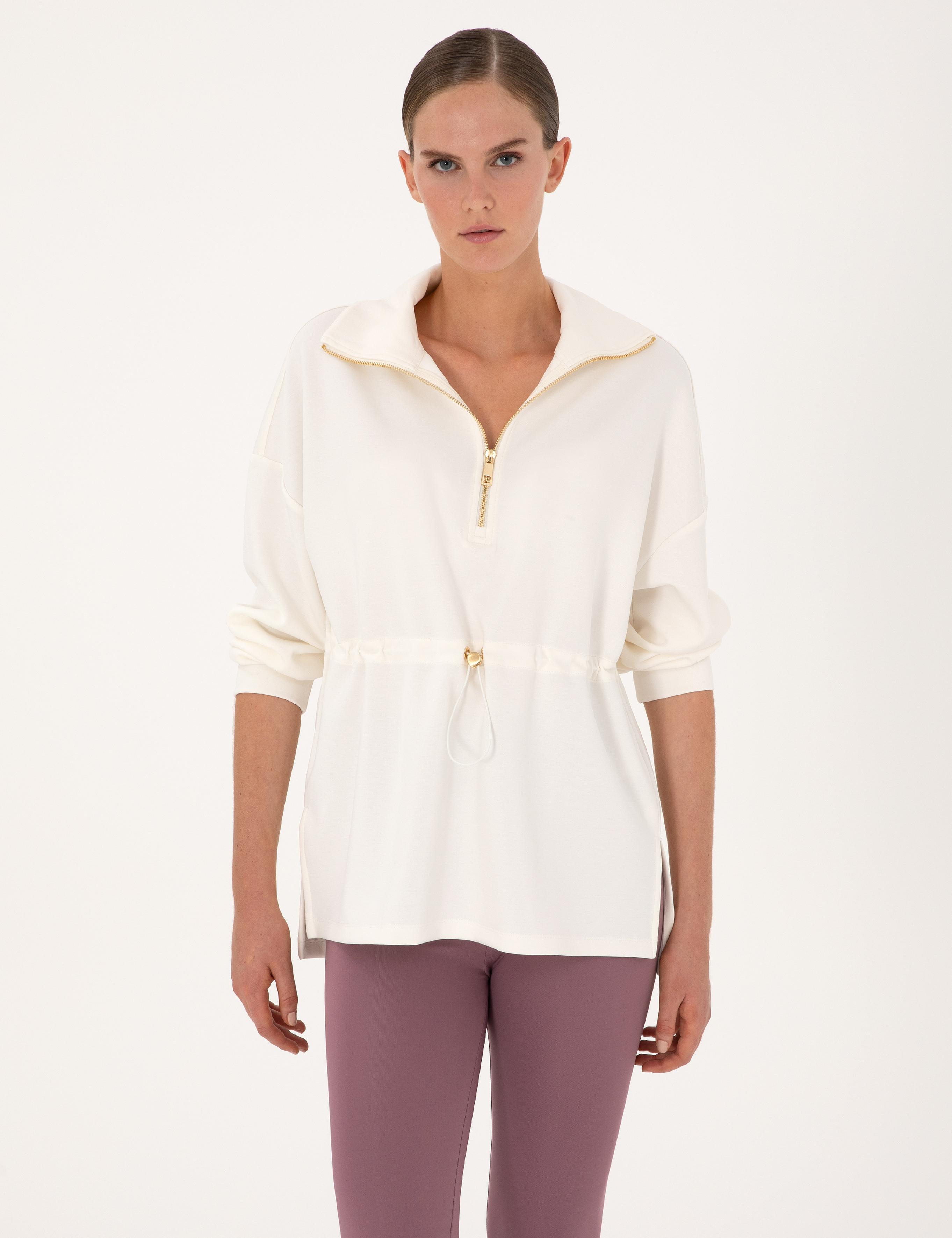 Ekru Oversize Sweatshirt