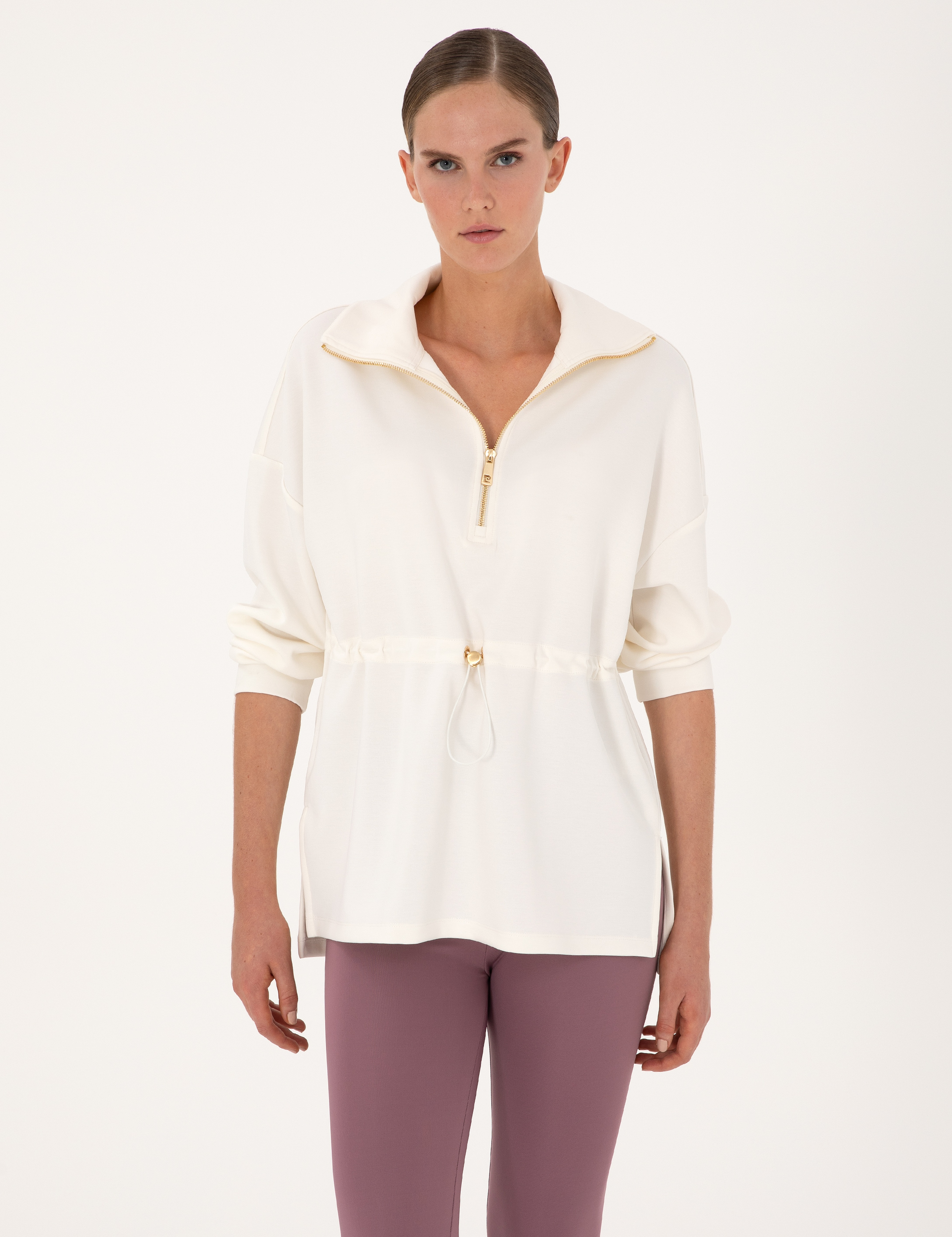 Ekru Oversize Sweatshirt - Image 1