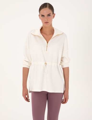 Ekru Oversize Sweatshirt