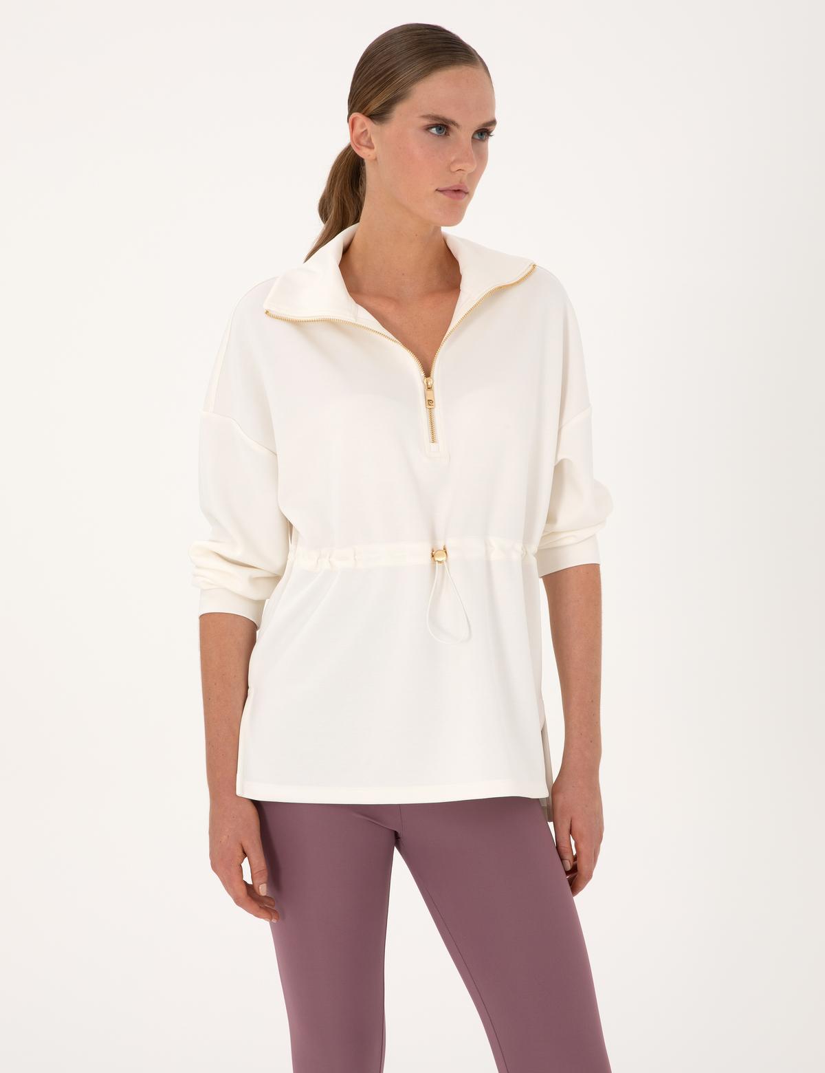 Ekru Oversize Sweatshirt - 50309101013