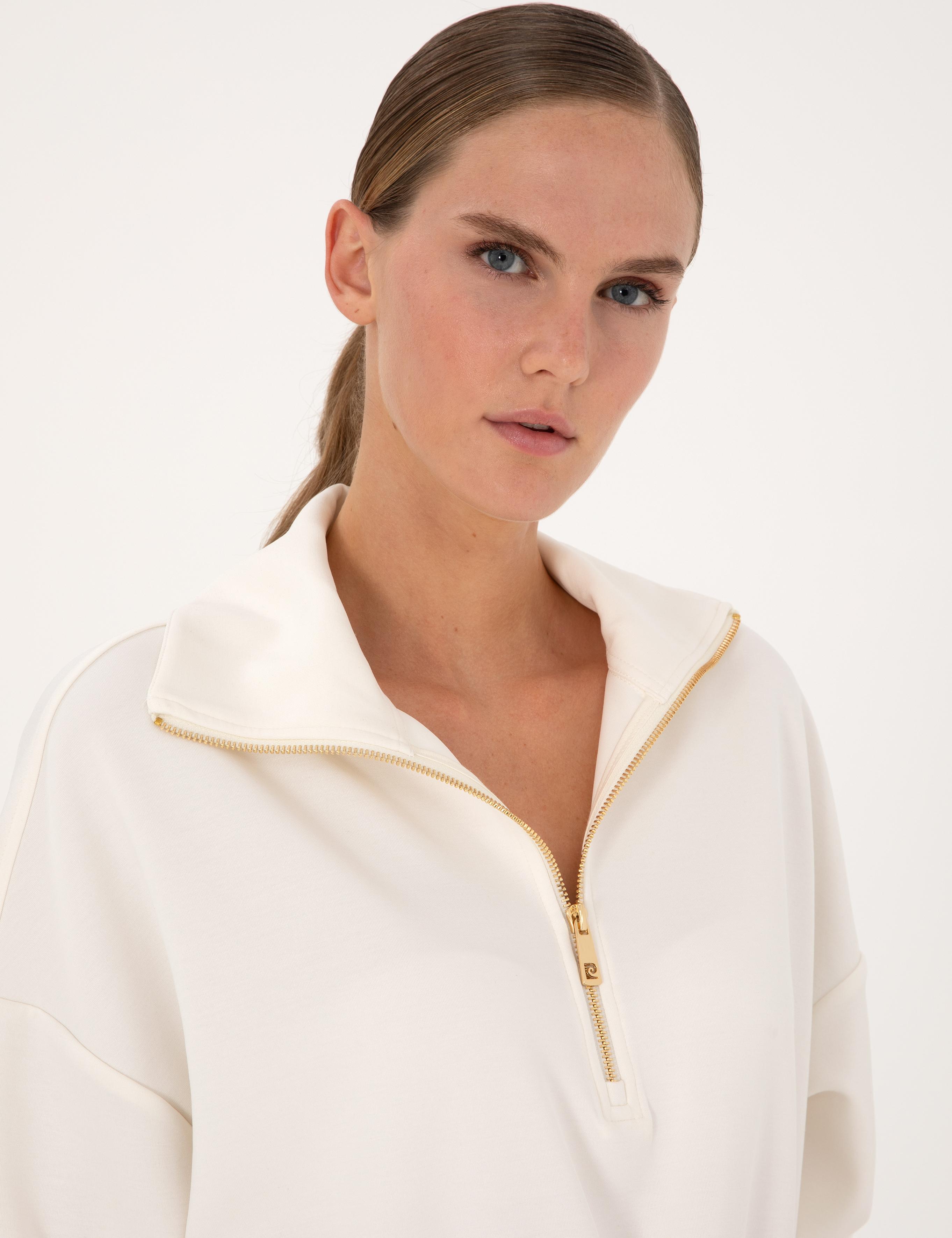 Ekru Oversize Sweatshirt