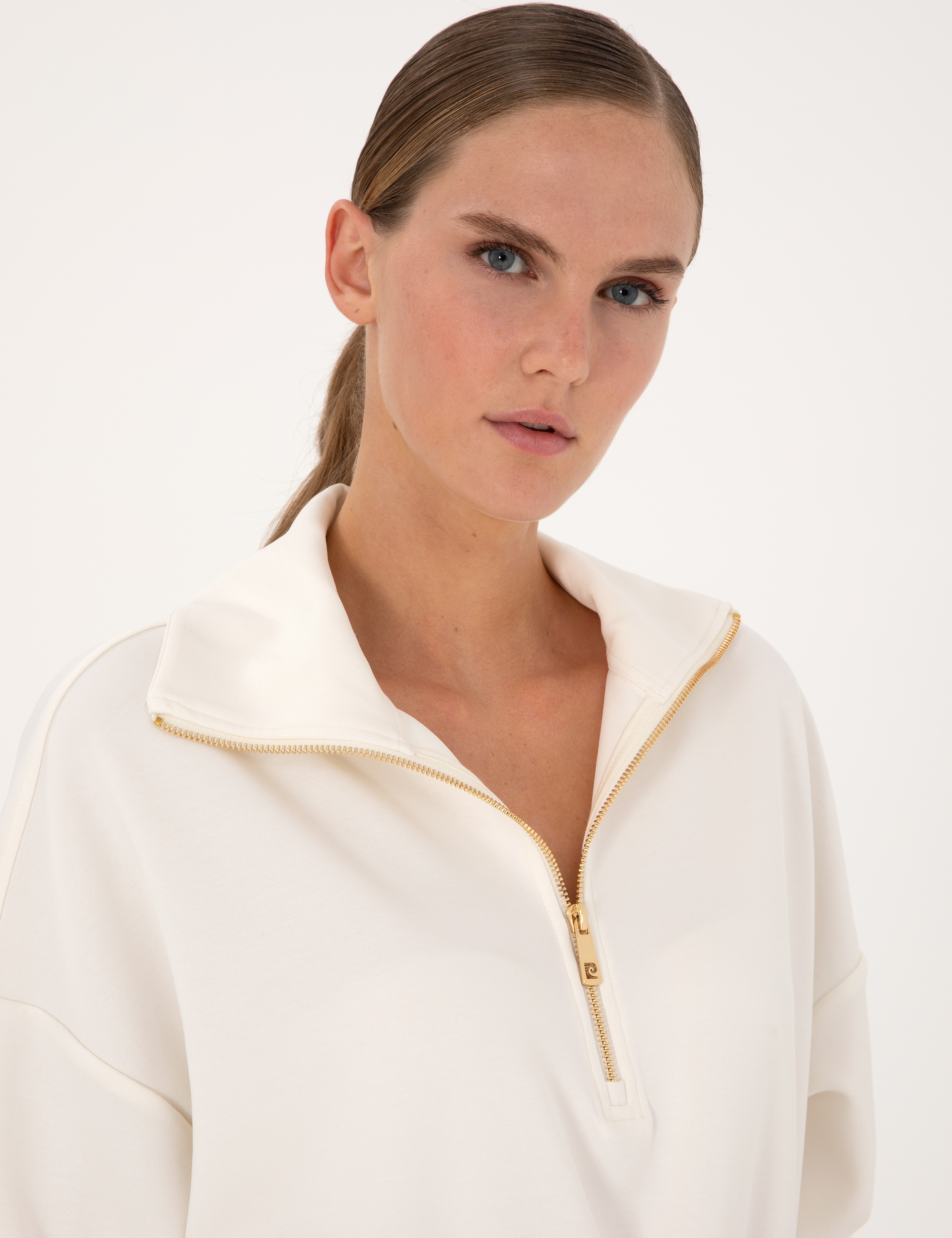 Ekru Oversize Sweatshirt