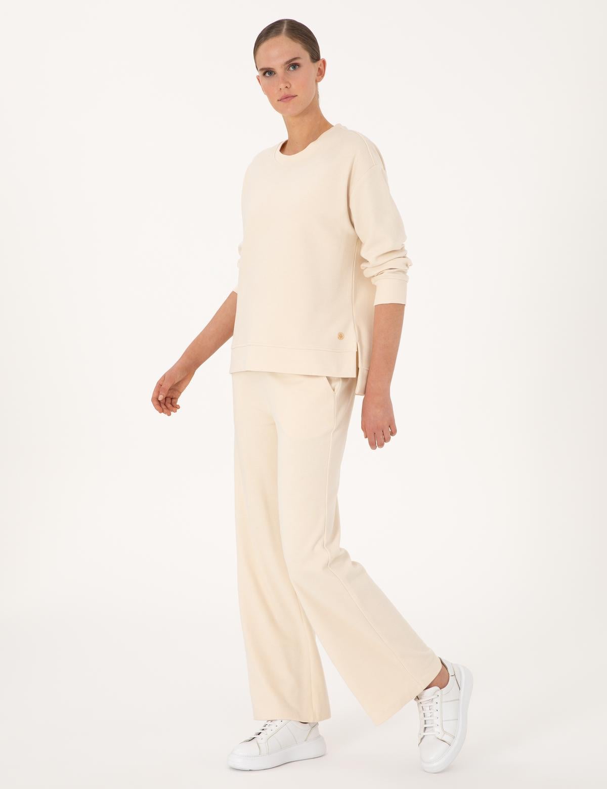 Ekru Loose Fit Eşofman Altı - 50314953022