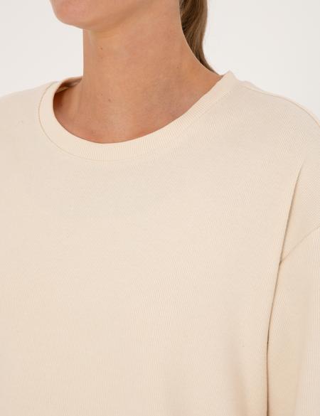 Ekru Oversize Sweatshirt - 50314948025