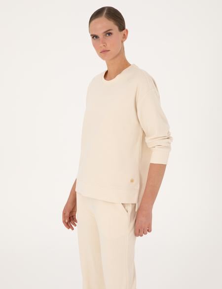 Ekru Oversize Sweatshirt - 50314948025