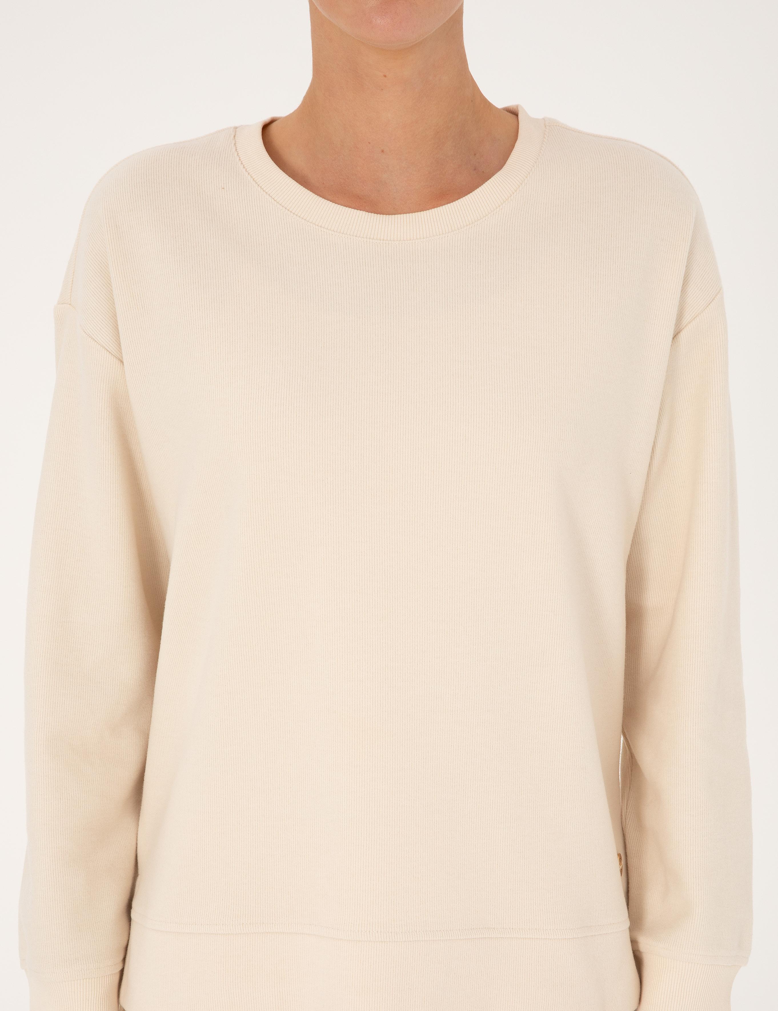 Ekru Oversize Sweatshirt