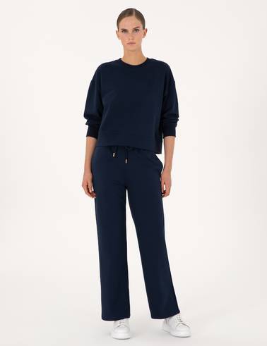Lacivert Loose Fit Eşofman Altı