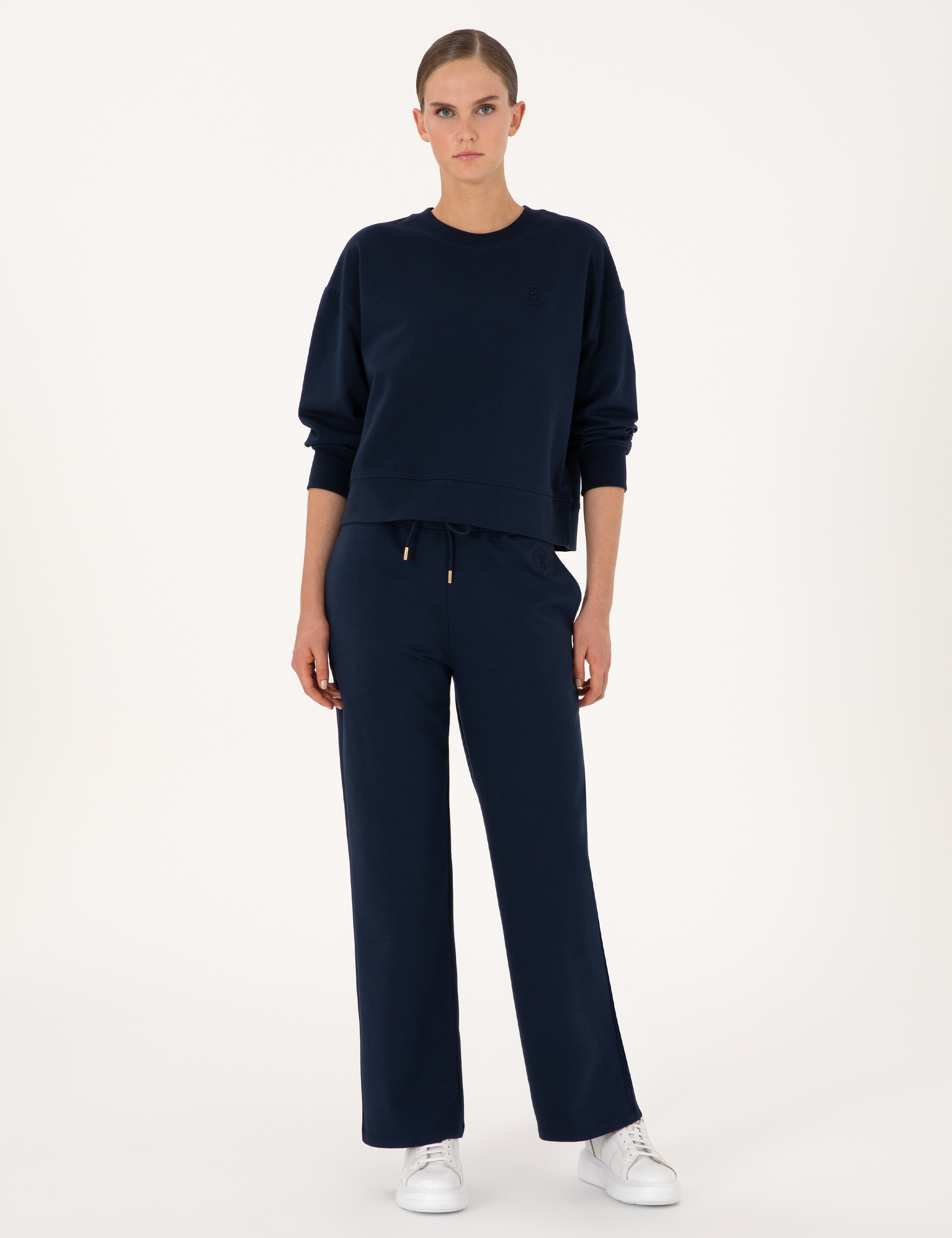 Lacivert Loose Fit Eşofman Altı - Image 1