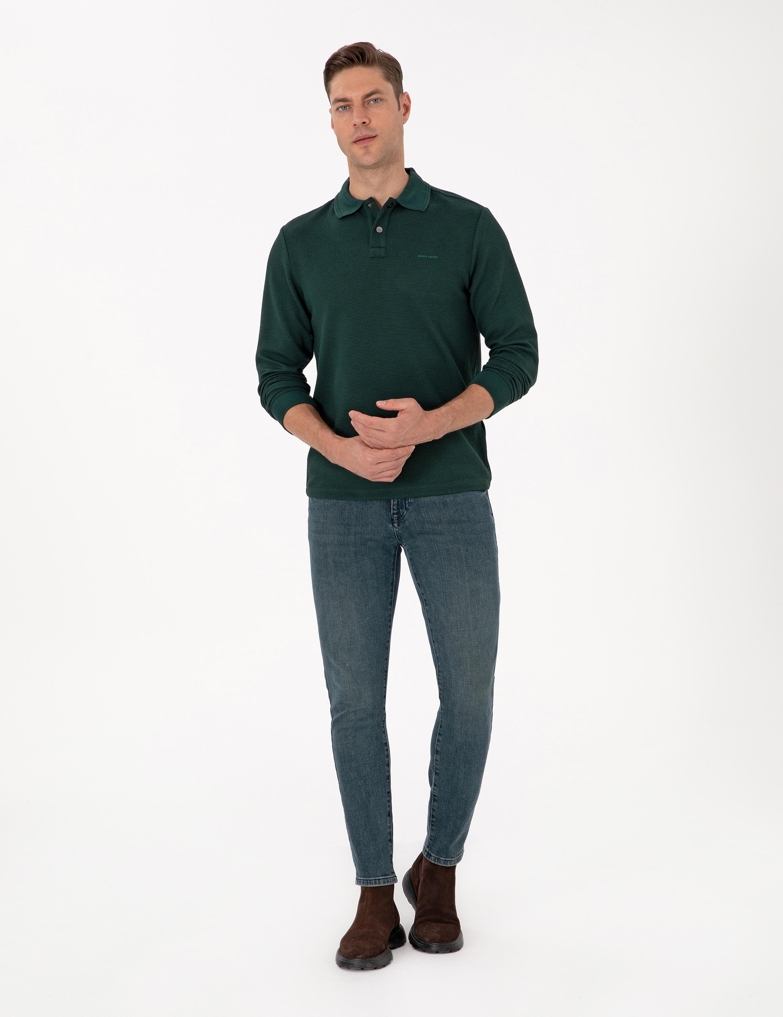 Koyu Yeşil Regular Fit Sweatshirt