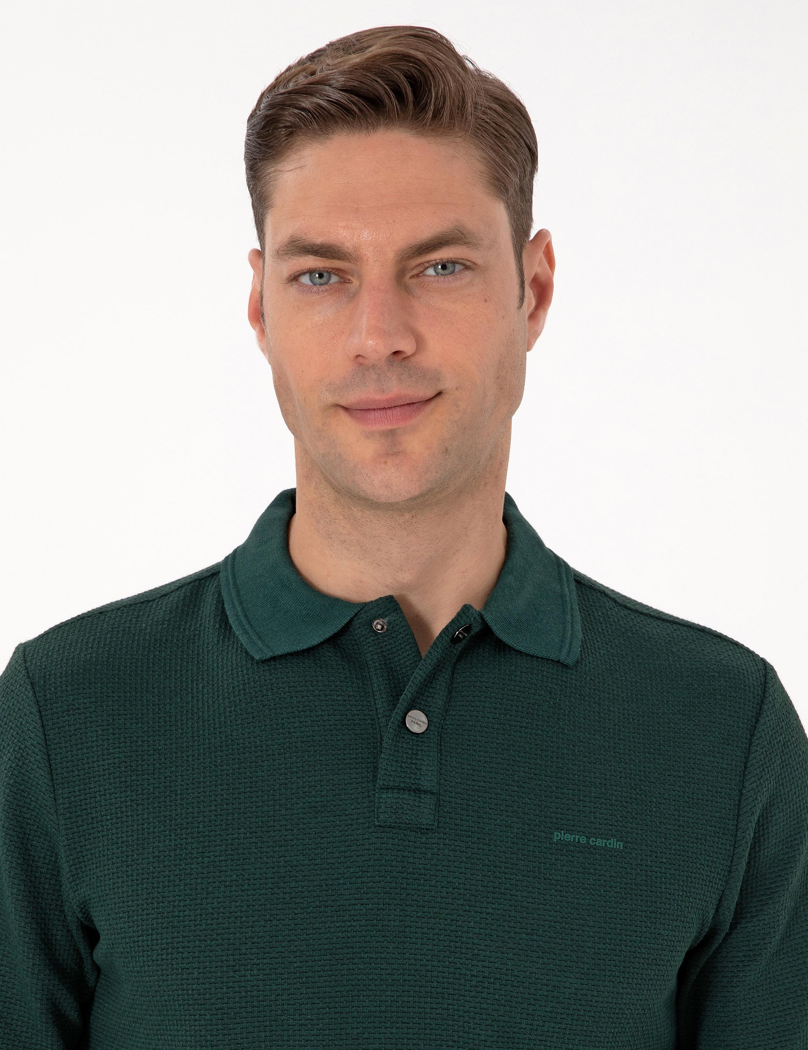 Koyu Yeşil Regular Fit Sweatshirt