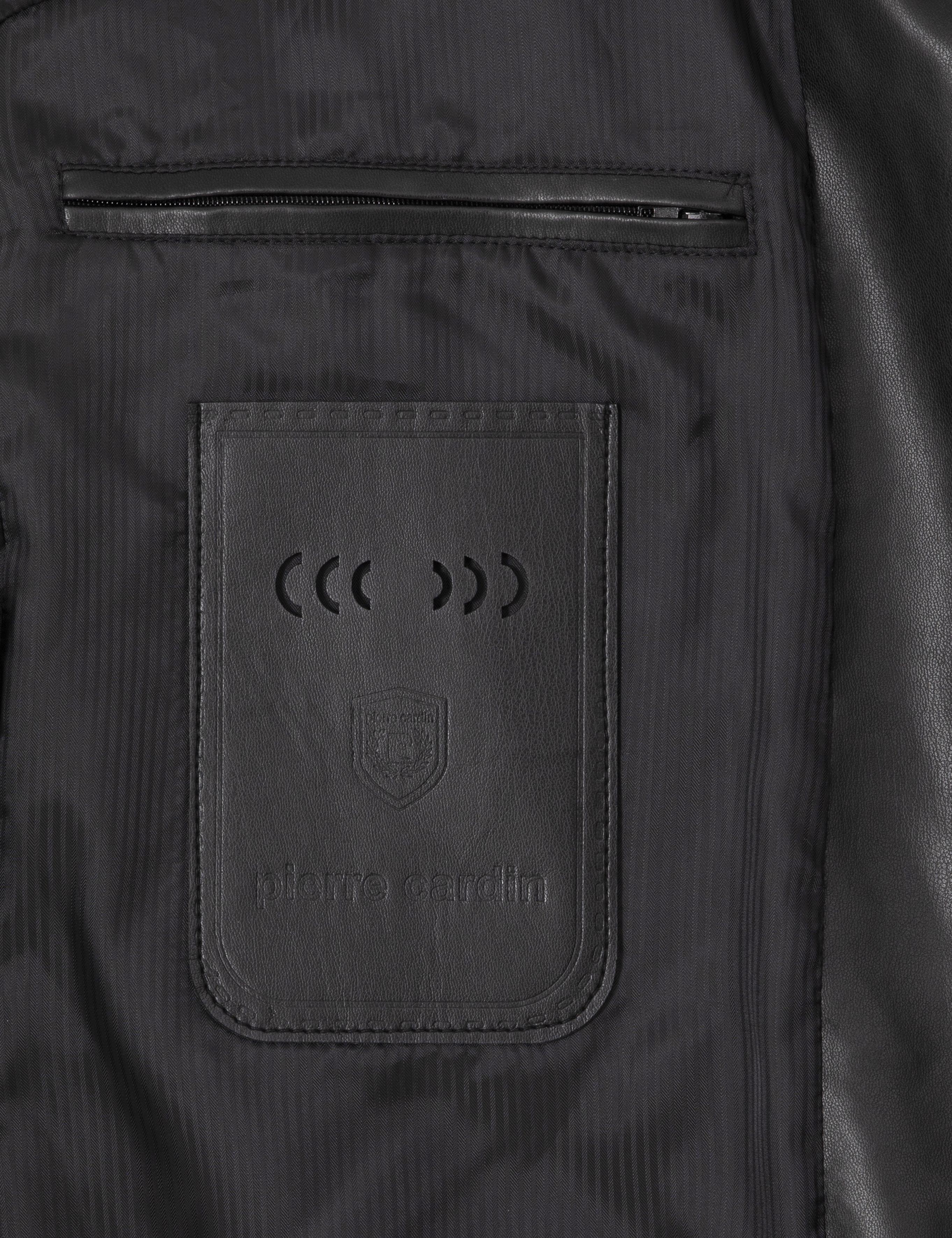 Siyah Suni Deri Ceket